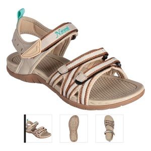 Natural Reflections Cape May Sport Sandals for Ladies Size 9